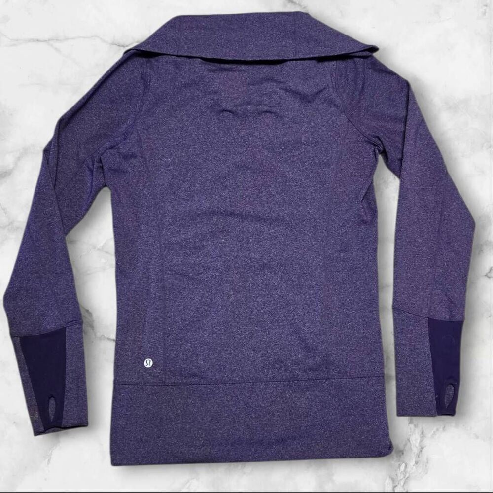 Lululemon Size 8 Purple Stride Full Zip - Picture 2 of 4